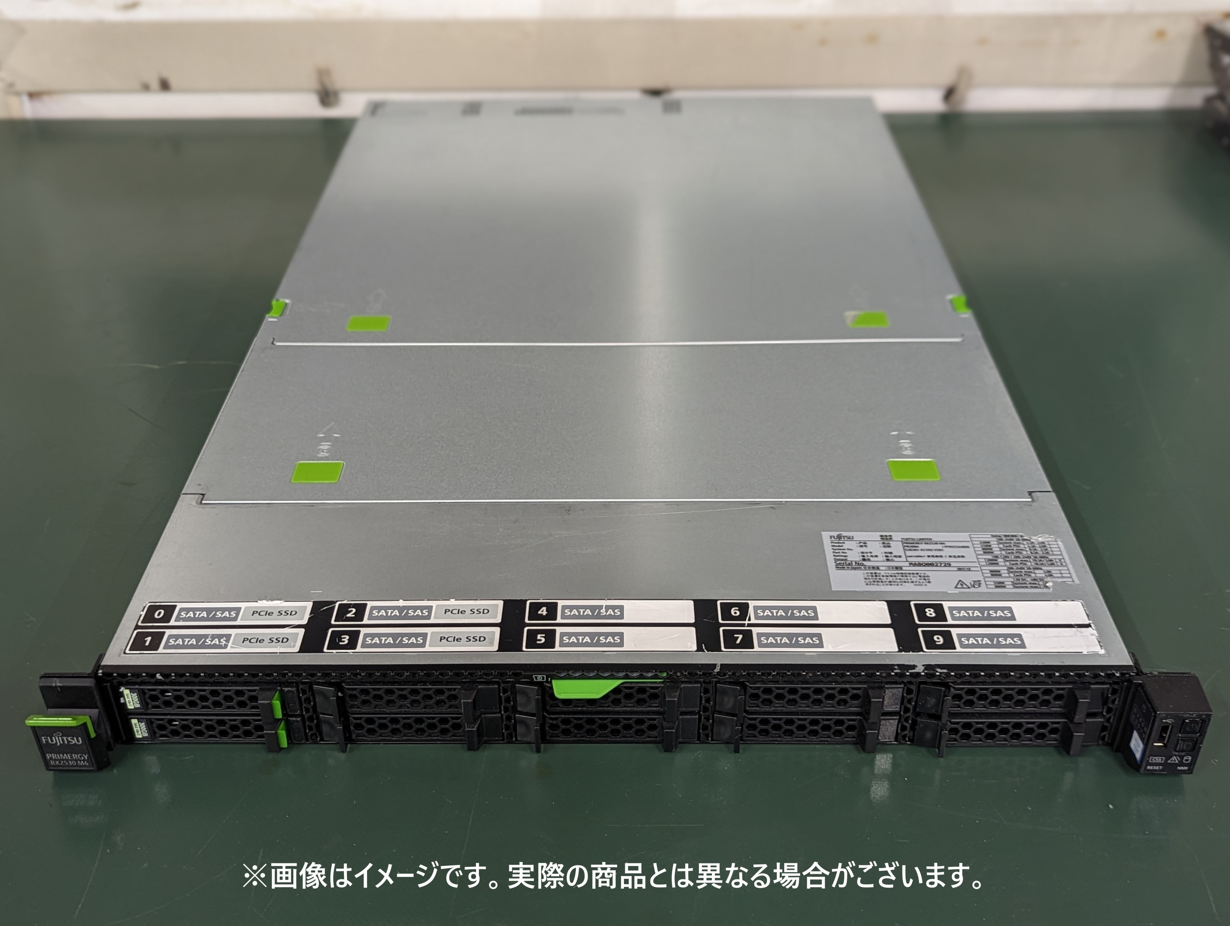 中古 FUJITSU PRIMERGY(プライマジー) RX2530 M4 G6134 8C 2CPU 64GB