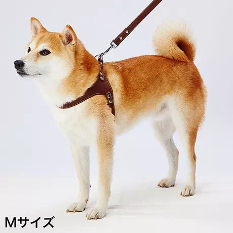 Porta ポルタ ソフトレザーベストハーネス M ブラウン | ペティオ