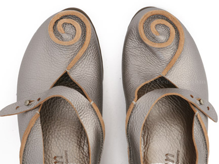 Trippen Schnecke in Silver : Ped Shoes - Order online or 866.700