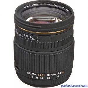 Sigma EX DG 28-70mm F2.8 Lens Reviews - Sigma Lenses - Pentax Lens