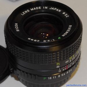 Ricoh Rikenon P 28mm F2.8 Lens Reviews - Ricoh Lenses - Pentax