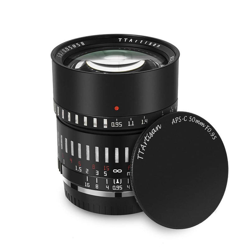 TTArtisan 50mm F0.95 Portrait-length Manual Lens for Fuji, M4/3