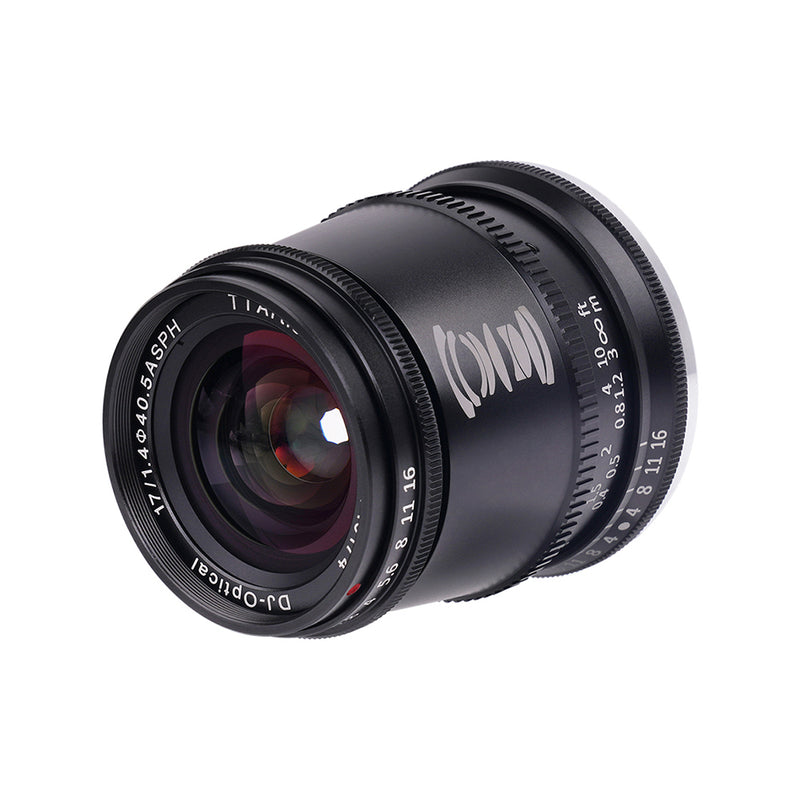 TTArtisan 17mm F1.4 Lens for Fuji, Sony, MFT, Leica, Nikon and