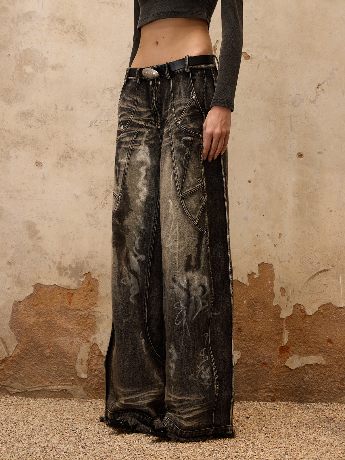 パーソンソウル グラフィティ コンター ジーンズ - personsoul