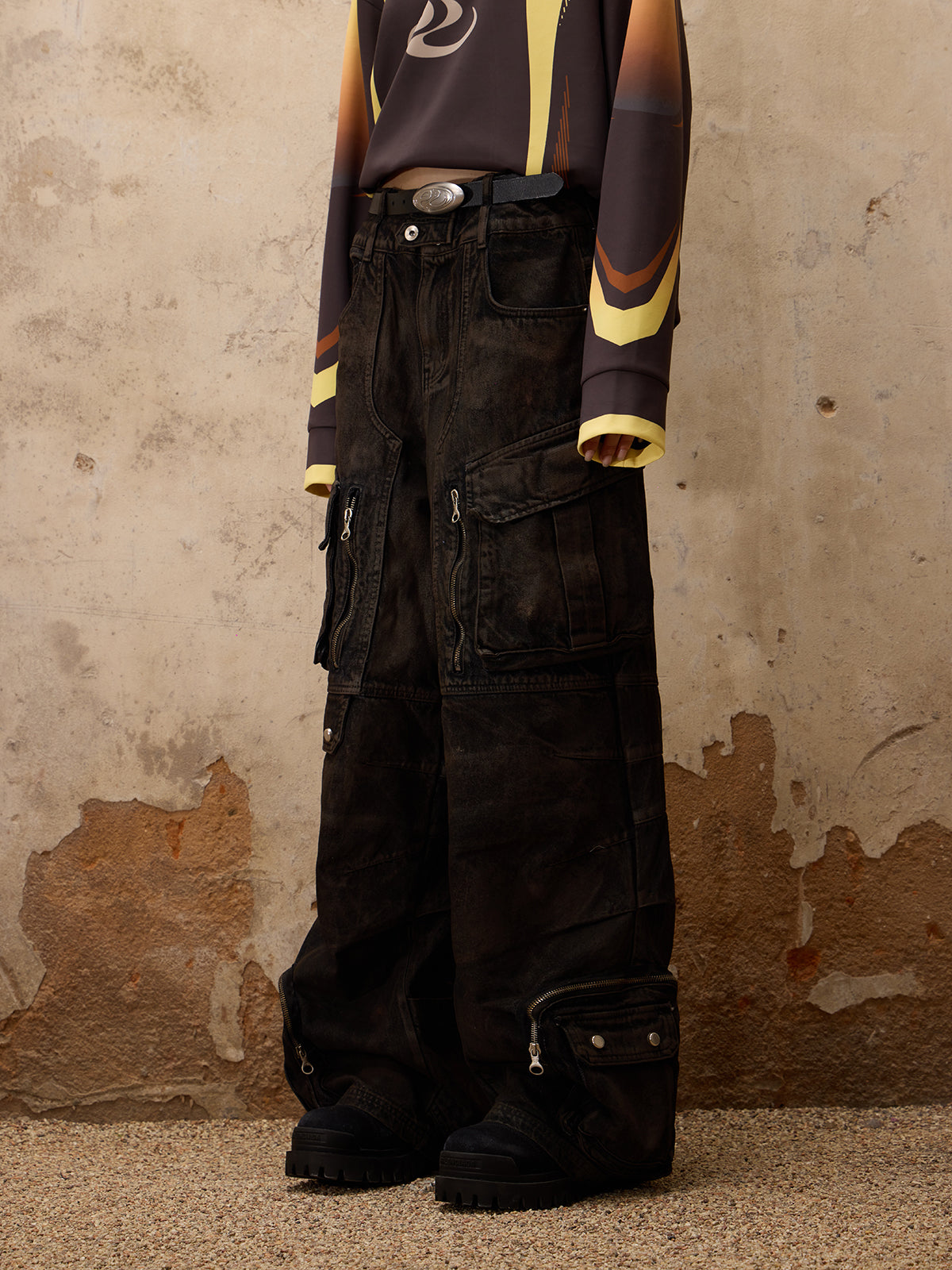 Personsoul Mud Dirty Denim Jeans - personsoul