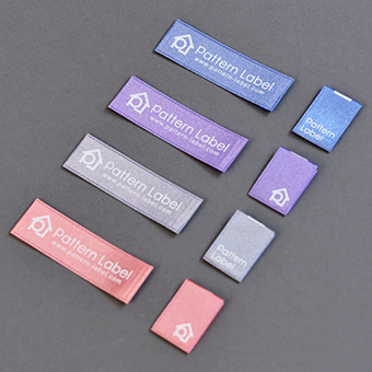 プリントカラータグセット - パターンレーベル