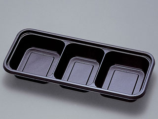 軽食容器 フルレンジTR-29H 黒 福助工業 | テイクアウト容器の通販