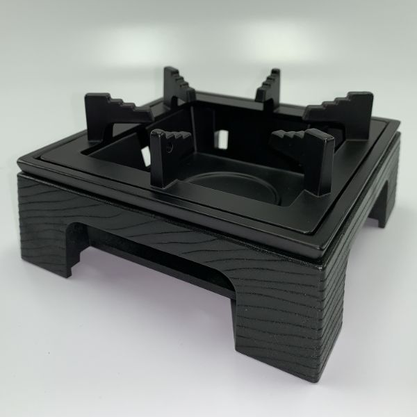 固形燃料用コンロ M11-096 民芸こんろ A-1 黒 マイン | テイクアウト