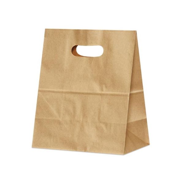 紙手提袋 イーグリップ LL 茶無地 パックタケヤマ | テイクアウト容器