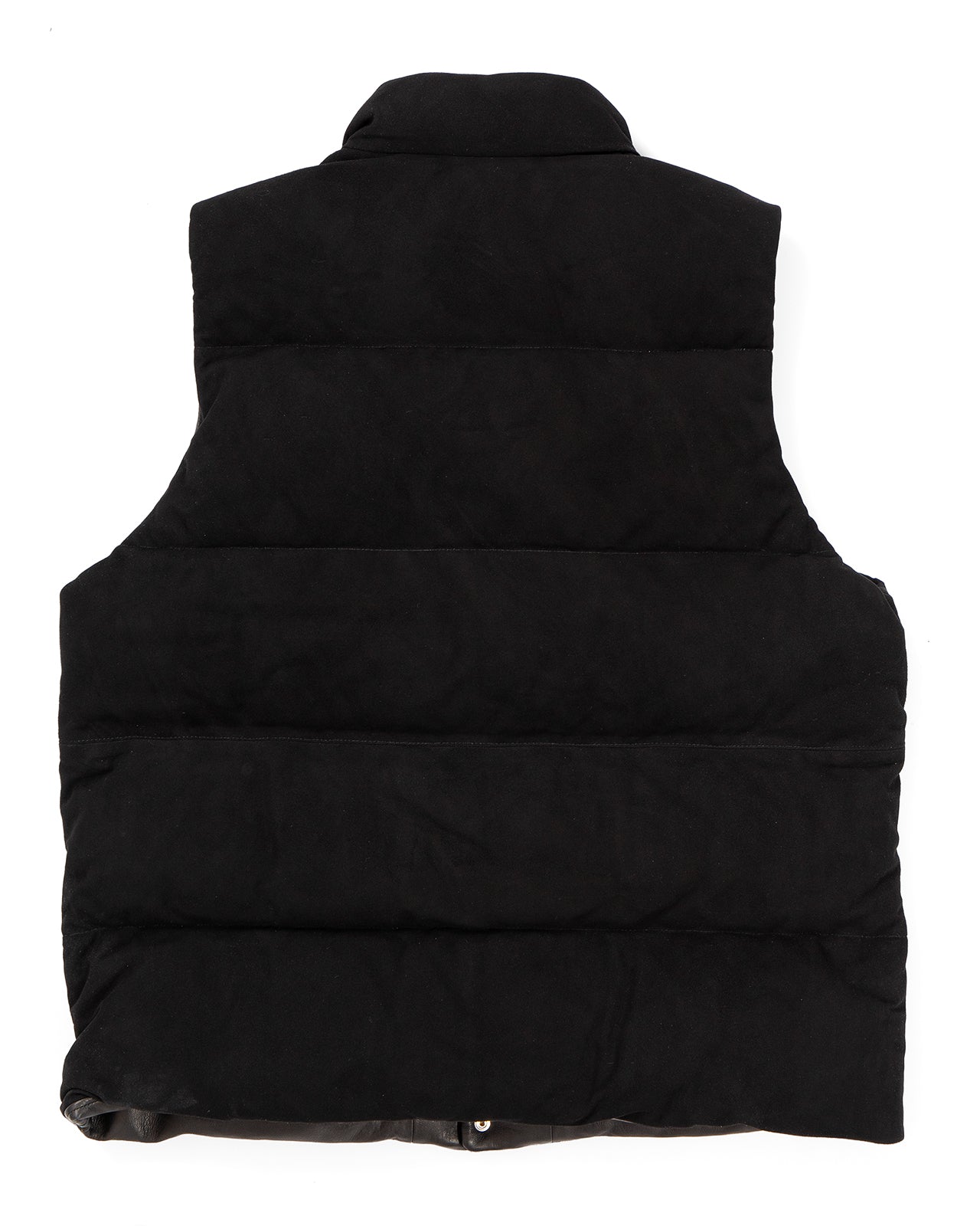 Porter Classic Leather Suede Down Vest, Black – Pancho And Lefty