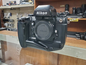 Nikon F4 with MB-23 DP-20 Black 35mm Film Camera - CLA'd, Seals