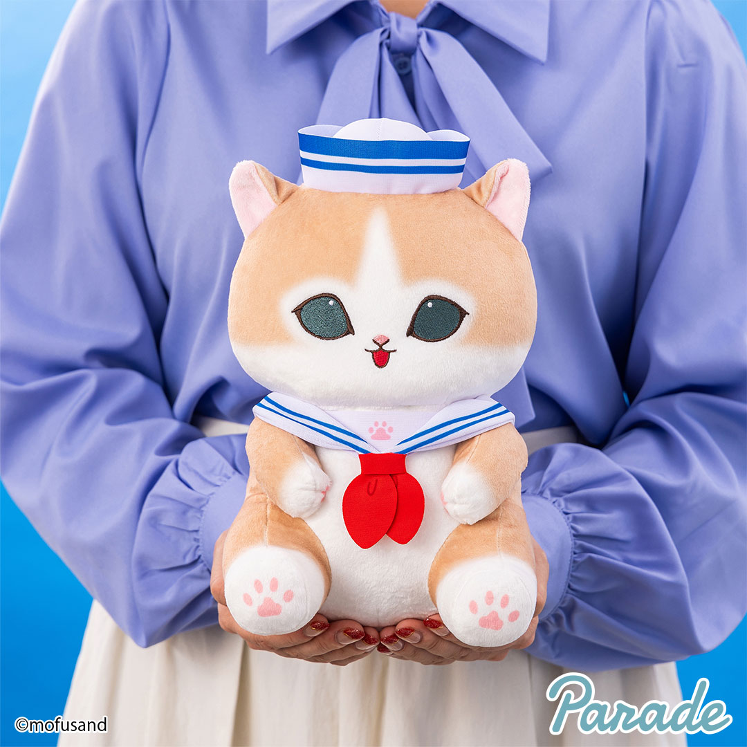 mofusand セーラーにゃんBIGぬいぐるみ | 商品紹介 | 株式会社パレード