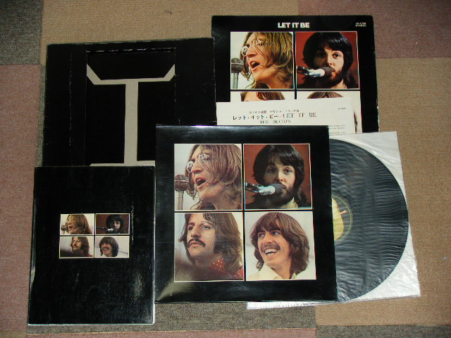 THE BEATLES - LET IT BE Box Set With BOOKLET / JAPAN ORIGINAL Used