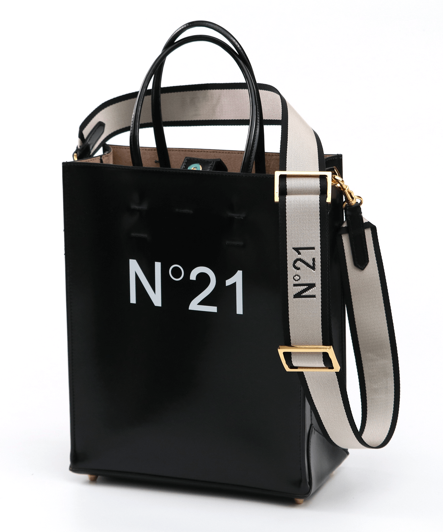 N°21 Vertical Shopper Black