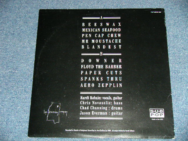 NIRVANA - BLEACH SESSIONS ( Ex++/Ex++ ) / 199? EEC EUROPE ORIGINAL