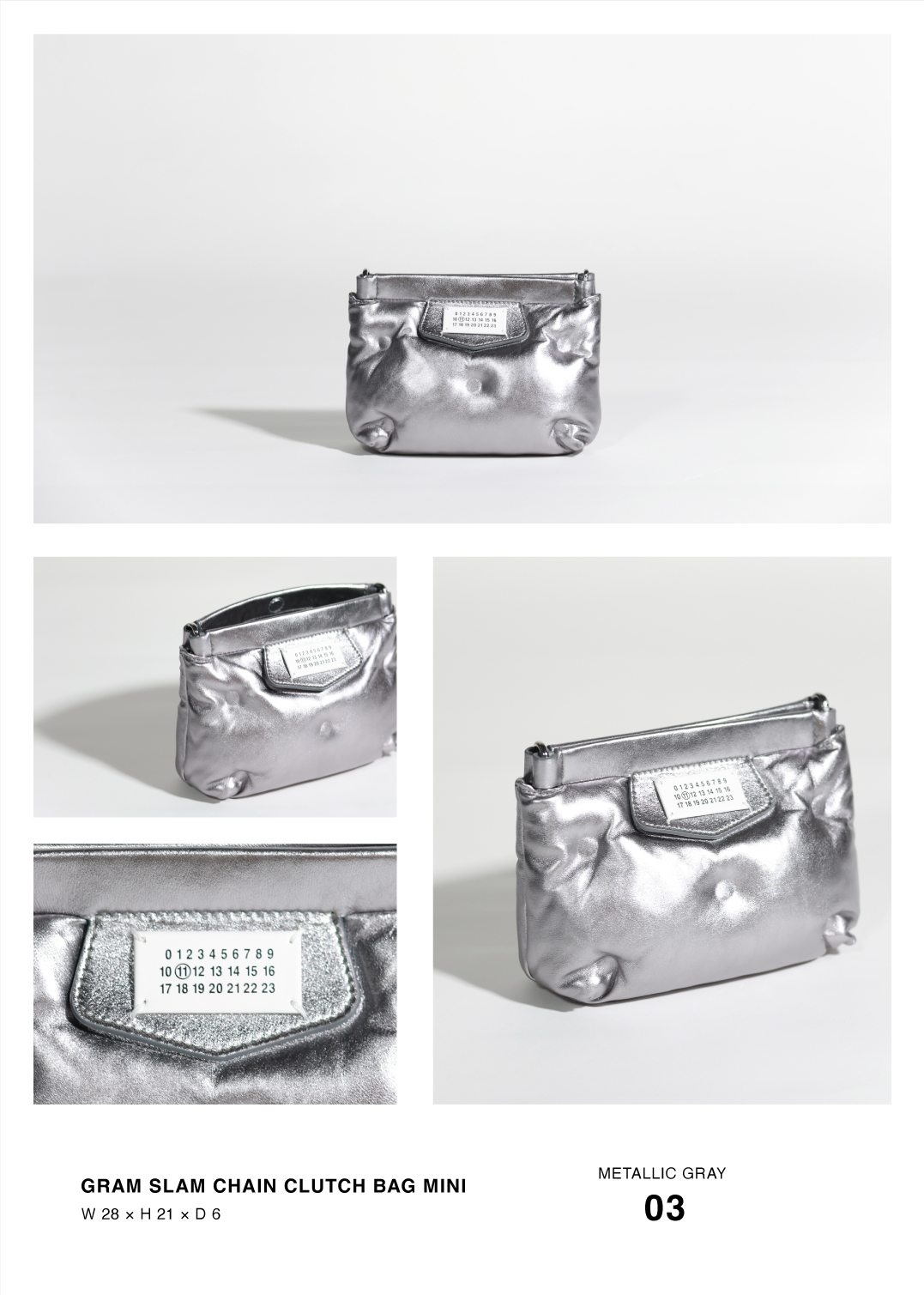 Maison Margiela(メゾン マルジェラ) “METALLIC GRAY” -7 TYPES of