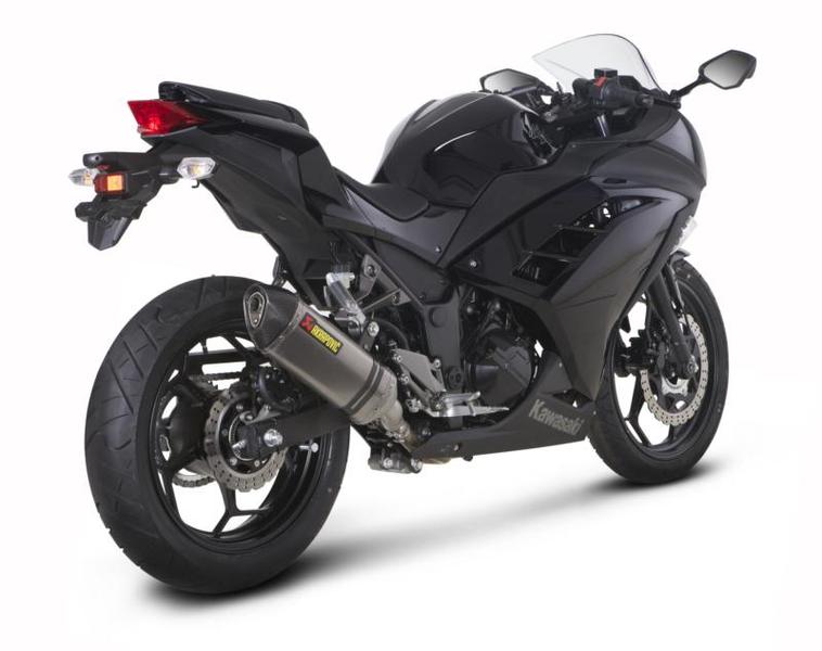 Ninja250/Z250 アクラボヴィッチ スリップオンマフラー/カーボン【S
