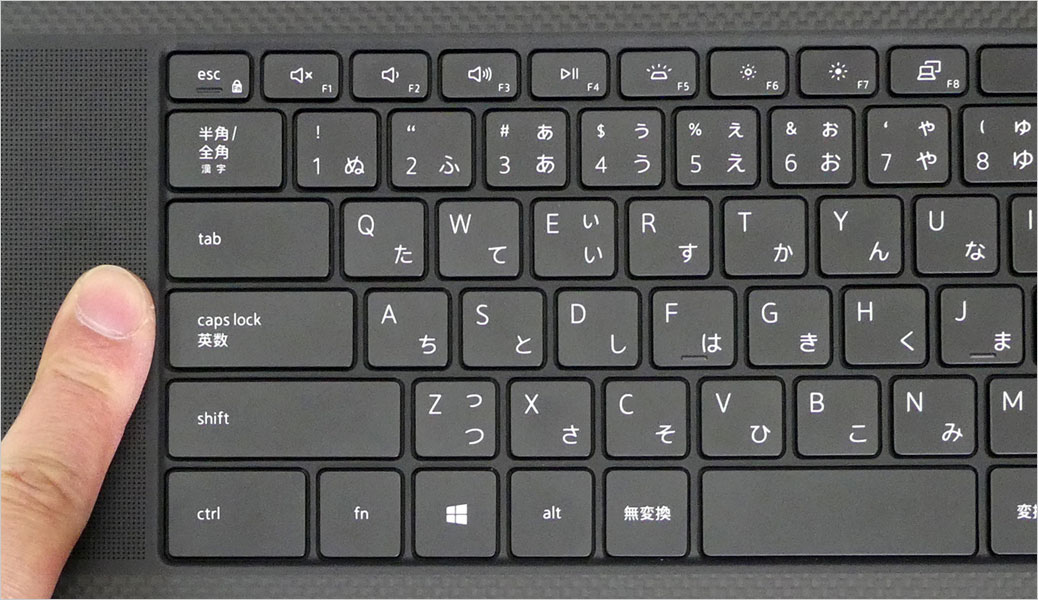 使用感レビュー！DELL XPS 13-9300のキーボード・パーツ