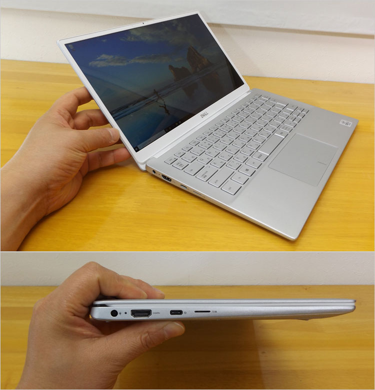 DELL Inspiron 13（7391） Comet Lakeをレビュー！1Kg未満の狭額13.3
