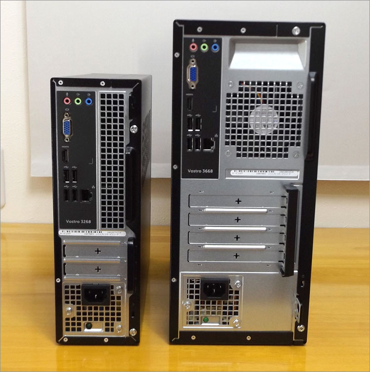 Vostro 3268 スモールデスクトップ レビュー（Core i3-7100 搭載構成）