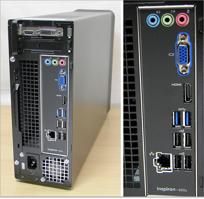 Windowsデスクトップ Dell Inspiron 660S, Windows11 Intel Xeon ASCII