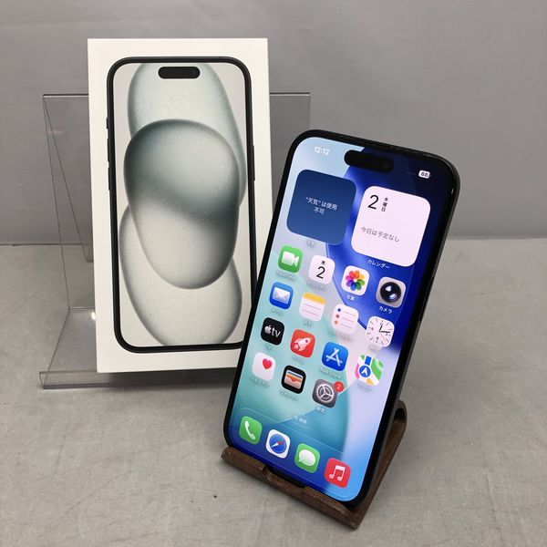 APPLE 〔中古〕iPhone15 256GB ブラック MTMN3J／A SIMフリー（中古1