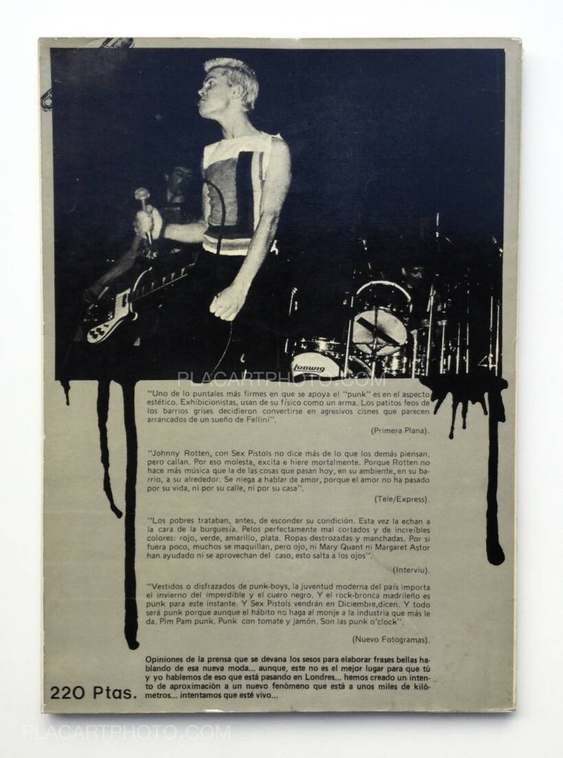 Salvador Costa: Punk, Producciones Editoriales, 1977 | Bookshop Le
