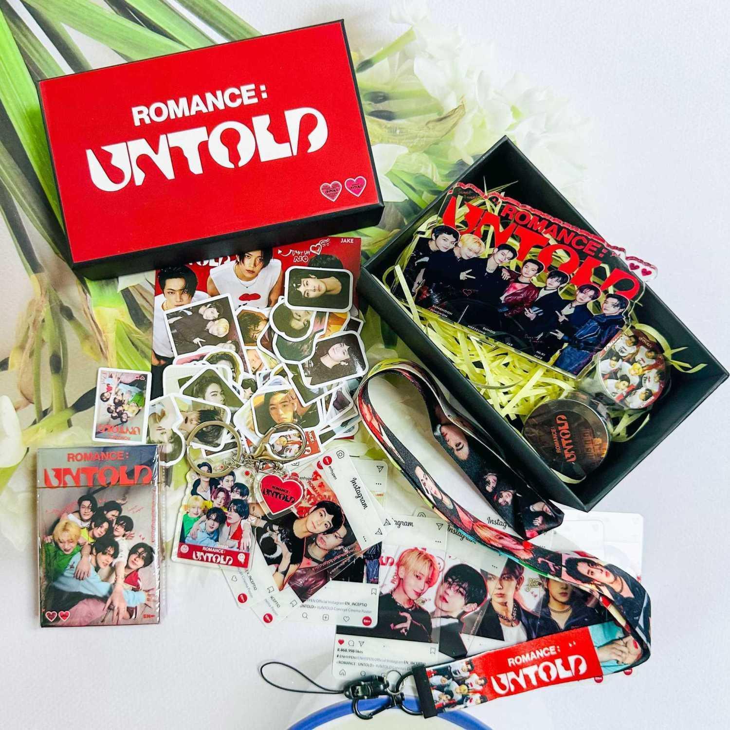 ENHYPEN ROMANCE KIT: UNTOLD 161 PCS (GIFT BOX WITH/ VARIOUS ITEMS