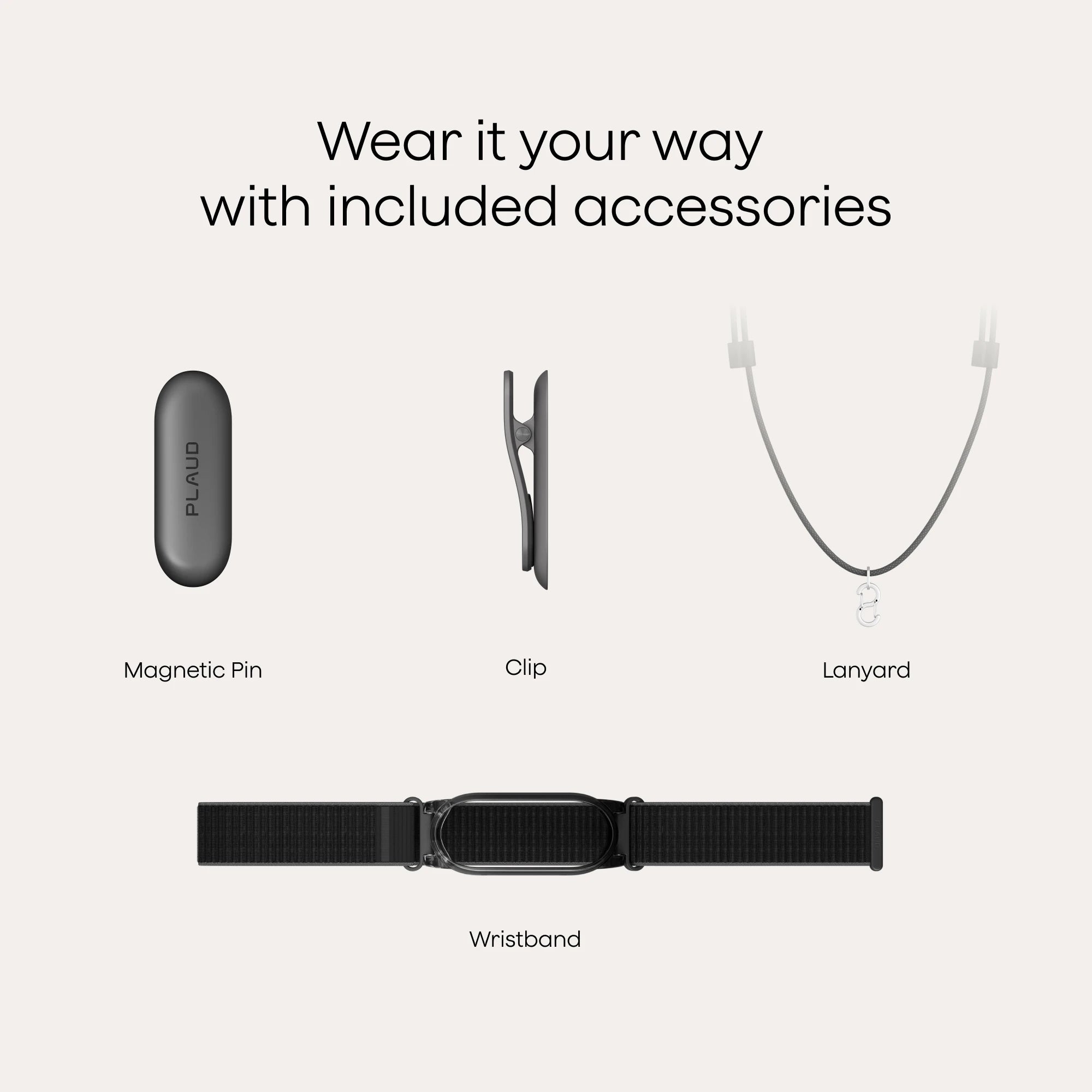 Plaud NotePin S – Wearable AI Note Taker & Note-Taking Device