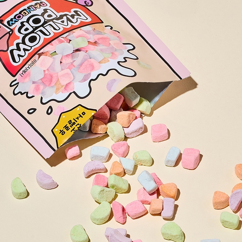 MALLOW POP マロウポップ レインボー 乾燥マシュマロ 22g