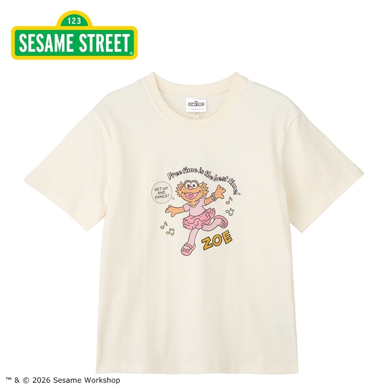 Sesame Street / セサミストリート Tシャツ バニラホワイト