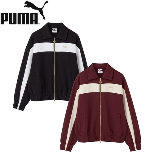 PUMA プーマ リラックスドトラックジャケット(ブラック): 通常| プラザ