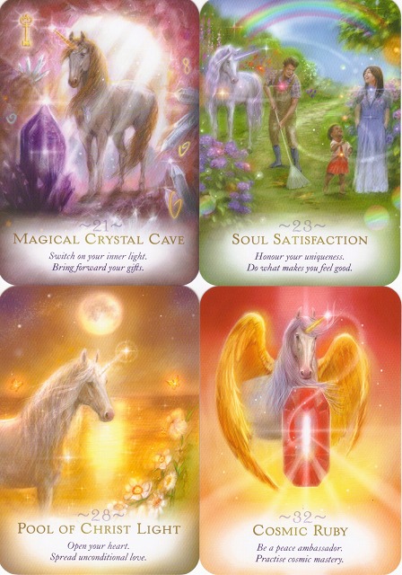 マジックオブユニコーンオラクルカード』（専用日本語解説書付き