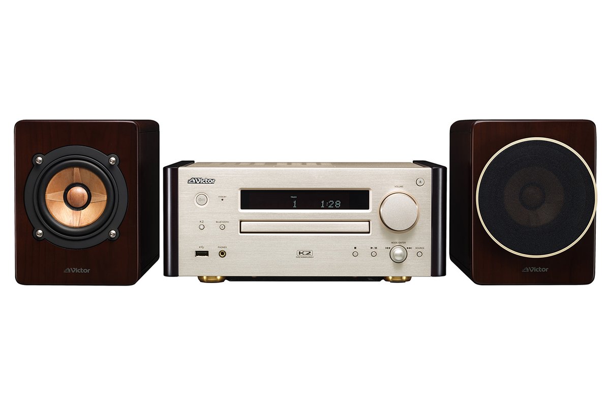 ビクター、“ウッドコーン”15周年の記念コンポ「EX‐HR99」「EX‐HR55