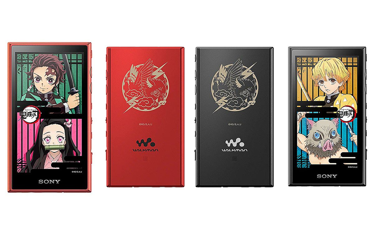 鬼滅の刃」コラボウォークマン＆ヘッドホン。ソニーストア／ANIPLEX+で