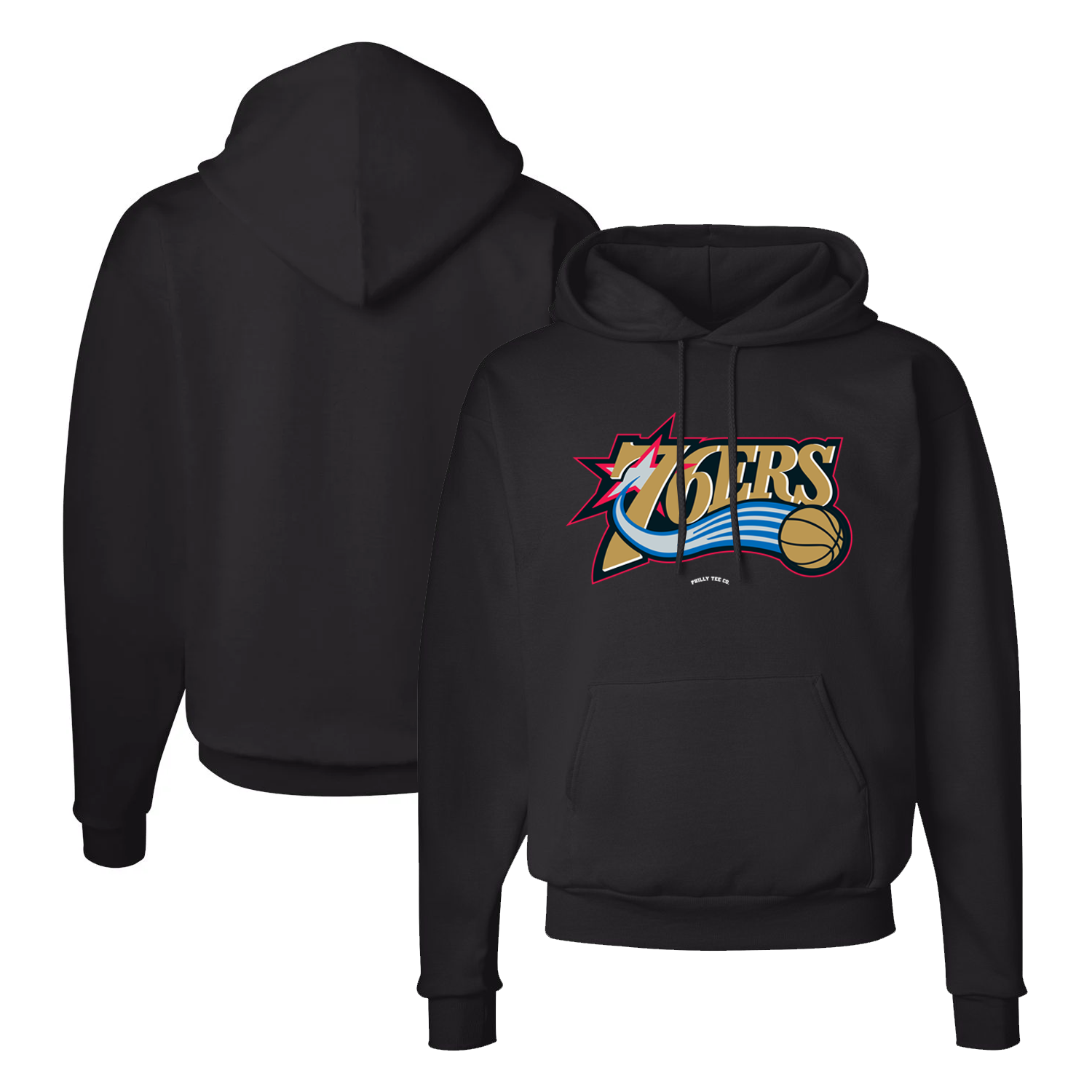 Philadelphia 76ers Sixers Basketball Vintage Hoodie – The Philly