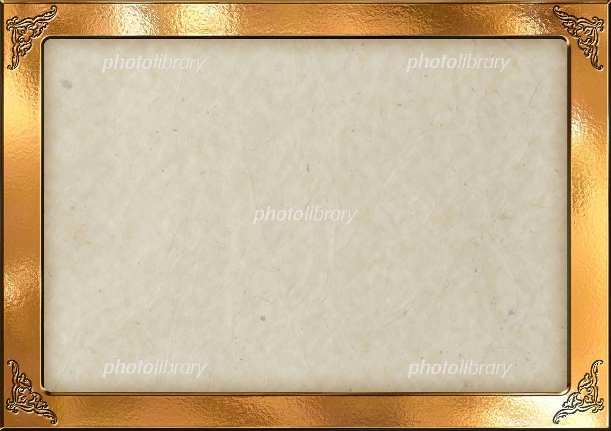 金色の枠 イラスト素材 [574002] - フォトライブラリー