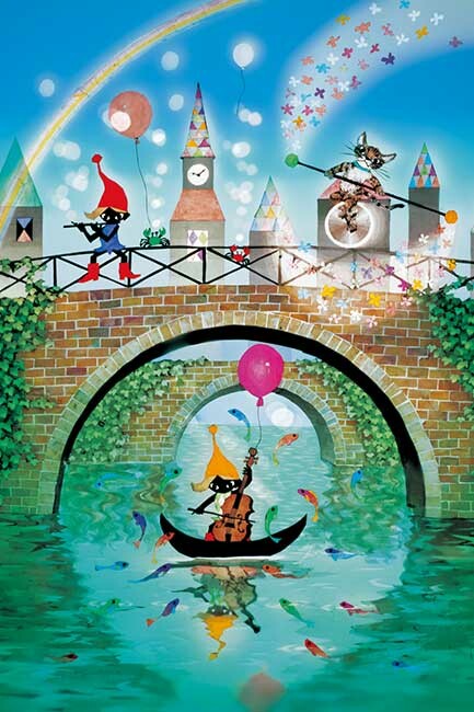 ジグソーパズル 本当の雨があがったら音楽の雨を降らせよう 藤城清治