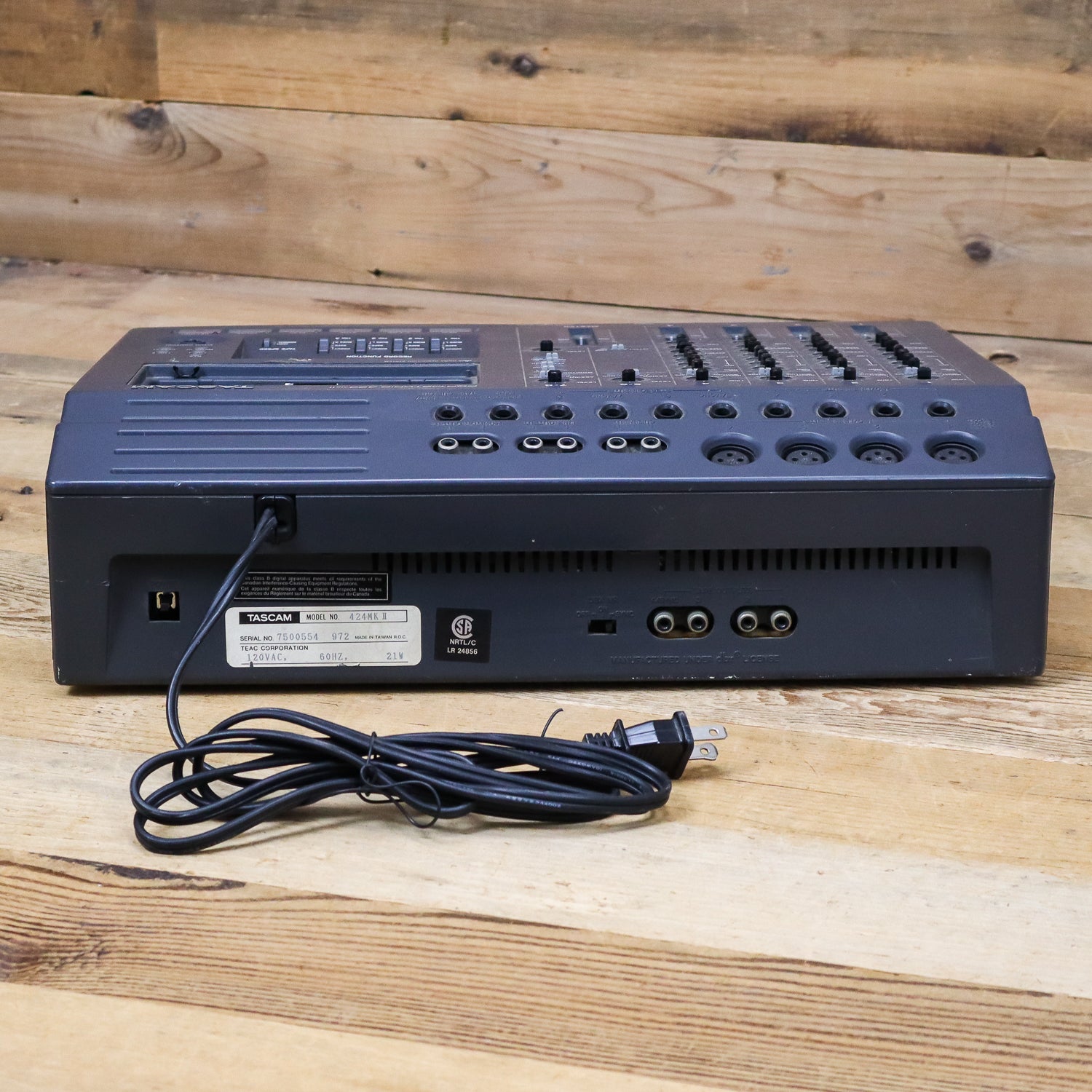 As Is Tascam 424 MK2 Portastudio 4-Track Analog Tape Cassette