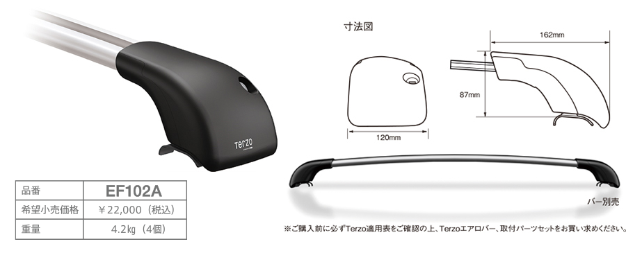 PIAA株式会社｜TERZO（テルッツォ）｜ベースキャリア製品情報