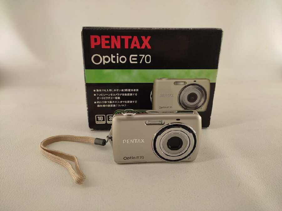 デジタルカメラ PENTAX Optio E70 をお買取入荷しました。｜2024年01月