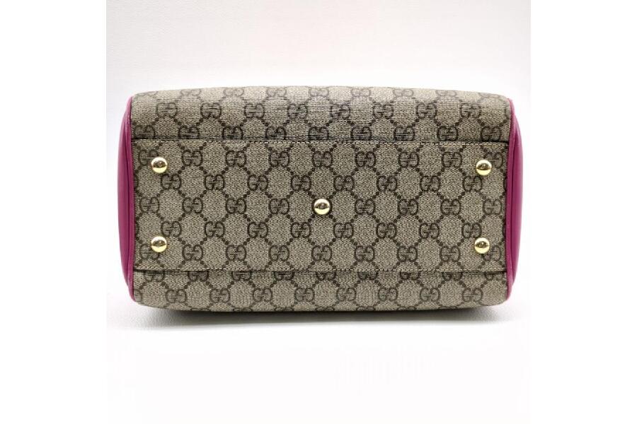 グッチ ハンドバッグ GGスプリーム 409529 520981 社外スカーフ付き