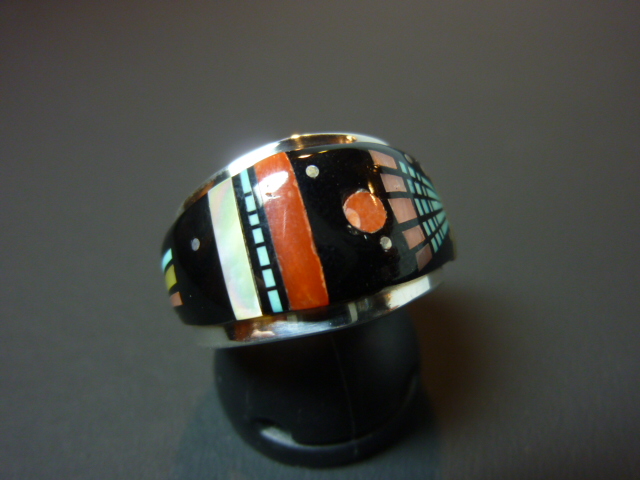 ナバホ Ervin・P・Tsosie アーヴィン・トッシー インレイワーク