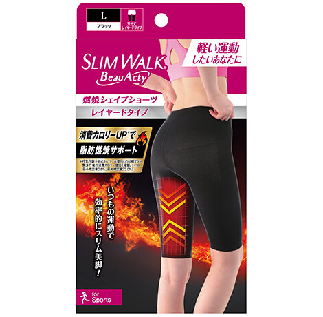 スリムウォーク Beau-Acty 燃焼シェイプショーツ M｜ピップ株式会社