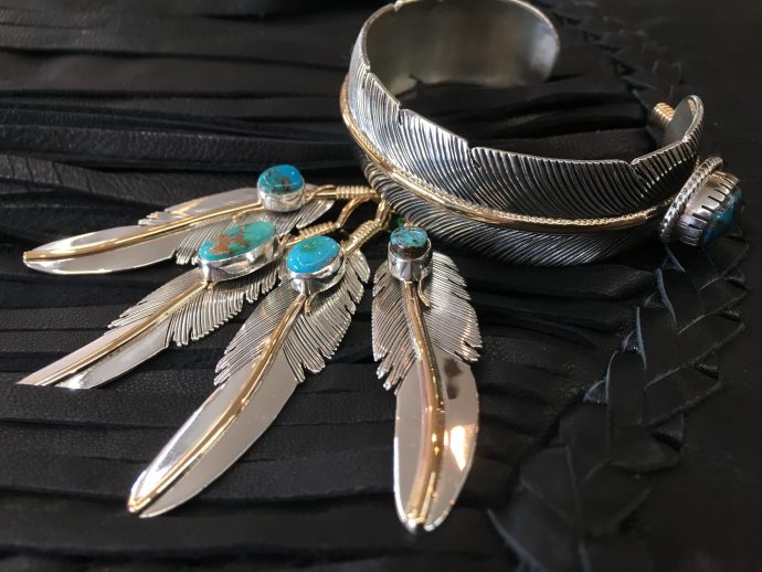 インディアンジュエリー ハーヴィメイス シルバーペンダントトップ