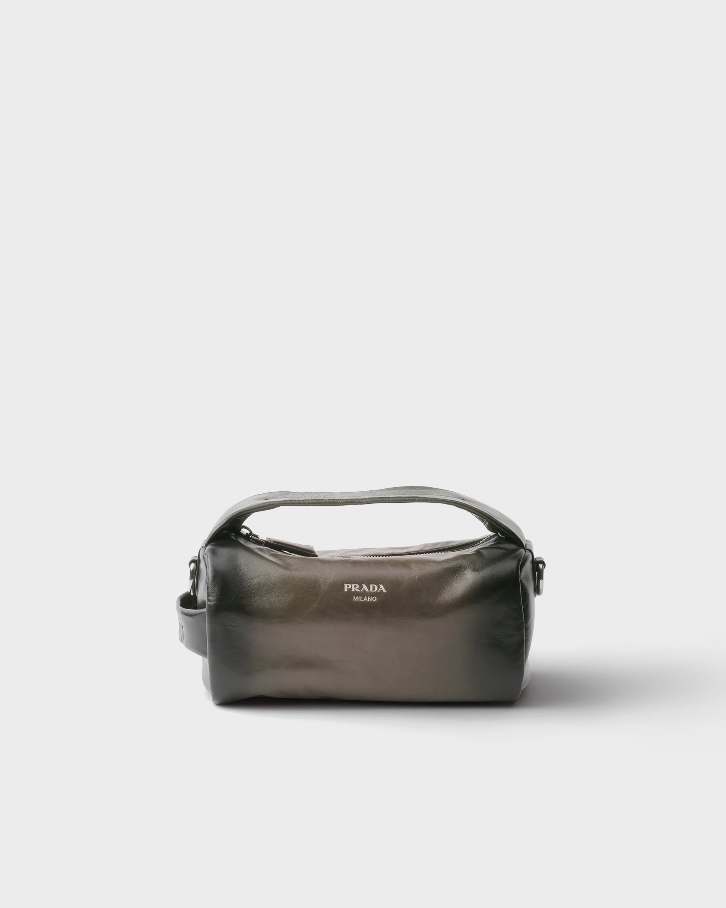 Military Antiqued Leather Shoulder Bag | PRADA