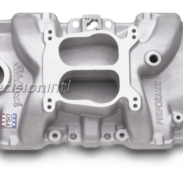 EDELBROCK 2104 PERFORMER INTAKE MANIFOLD SATIN FINISH SB CHEV 305 350