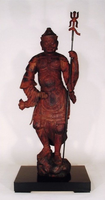 木造毘沙門天像 （西導寺 宇治市）／京都府ホームページ