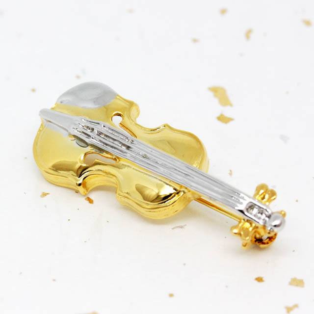 マエストロブローチ ヴァイオリン ☆ 音楽雑貨・アクセサリー専門店