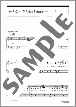 ピアノ楽譜】W-B-X〜W Boiled Extreme〜 / 上木 彩矢 w TAKUYA(ソロ 初級)